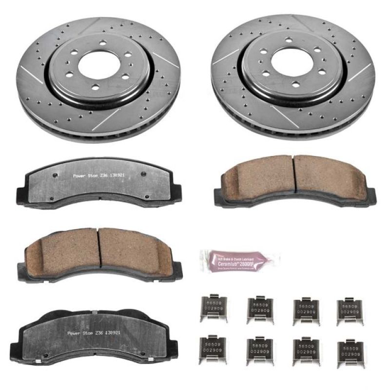 PowerStop - Power Stop 10-18 Ford Expedition Front Z36 Truck & Tow Brake Kit - K3167-36 - MST Motorsports