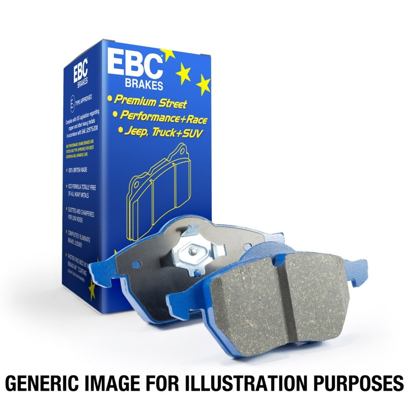 EBC - EBC 05-08 Infiniti G35 3.5 2WD Bluestuff Front Brake Pads - DP51671NDX - MST Motorsports