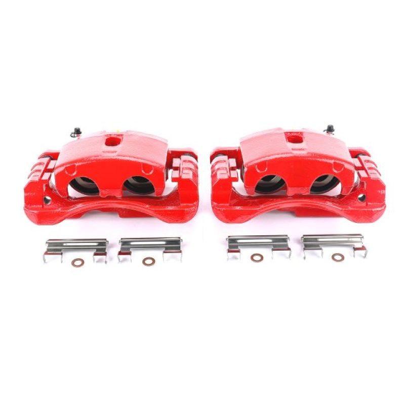 PowerStop - Power Stop 02-06 Cadillac Escalade Front or Rear Red Calipers w/Brackets - Pair - S4728 - MST Motorsports