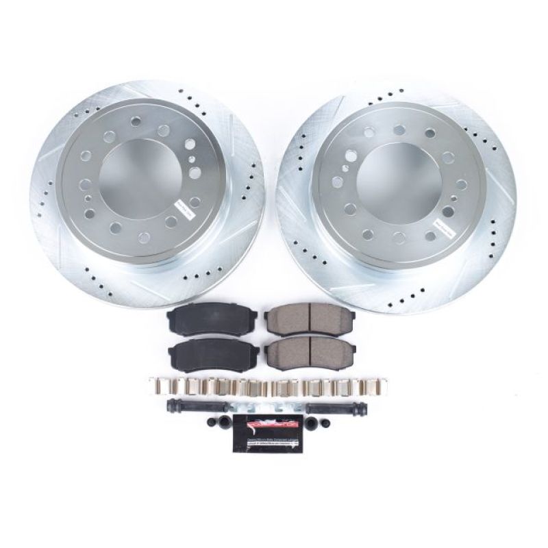 PowerStop - Power Stop 03-09 Lexus GX470 Rear Z23 Evolution Sport Brake Kit - K2405 - MST Motorsports