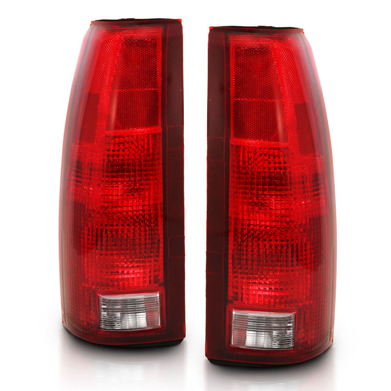 ANZO - ANZO 1988-1999 Chevy C1500 Taillight Red/Clear Lens w/ Circuit Board(OE Replacement) - 311300 - MST Motorsports