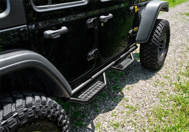 N-Fab - N-Fab RS Nerf Step 18-19 Jeep Wrangler JL 4DR - Full Length - Tex. Black - 518416612 - MST Motorsports