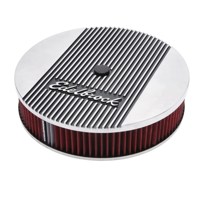 Edelbrock - Edelbrock Air Cleaner Elite II 14In Diameter w/ 3In Element Polished - 4266 - MST Motorsports