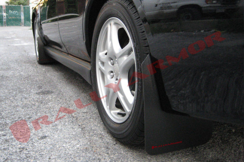 Rally Armor - Black Mud Flap/Red Logo - MF1-BAS-RD - MST Motorsports