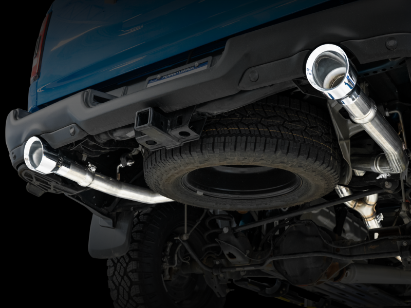 AWE Tuning - AWE Tuning 09-18 RAM 1500 5.7L (w/Cutouts) 0FG Dual Rear Exit Cat-Back Exhaust - Chrome Silver Tips - 3015-32002 - MST Motorsports