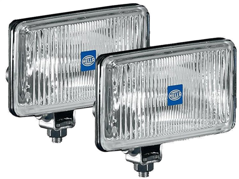 Hella - Hella 450 H3 12V SAE/ECE Fog Lamp Kit Clear - Rectangle (Includes 2 Lamps) - 005860601 - MST Motorsports