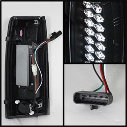 Spyder Auto - LED Tail Lights - Black - 5001351 - MST Motorsports