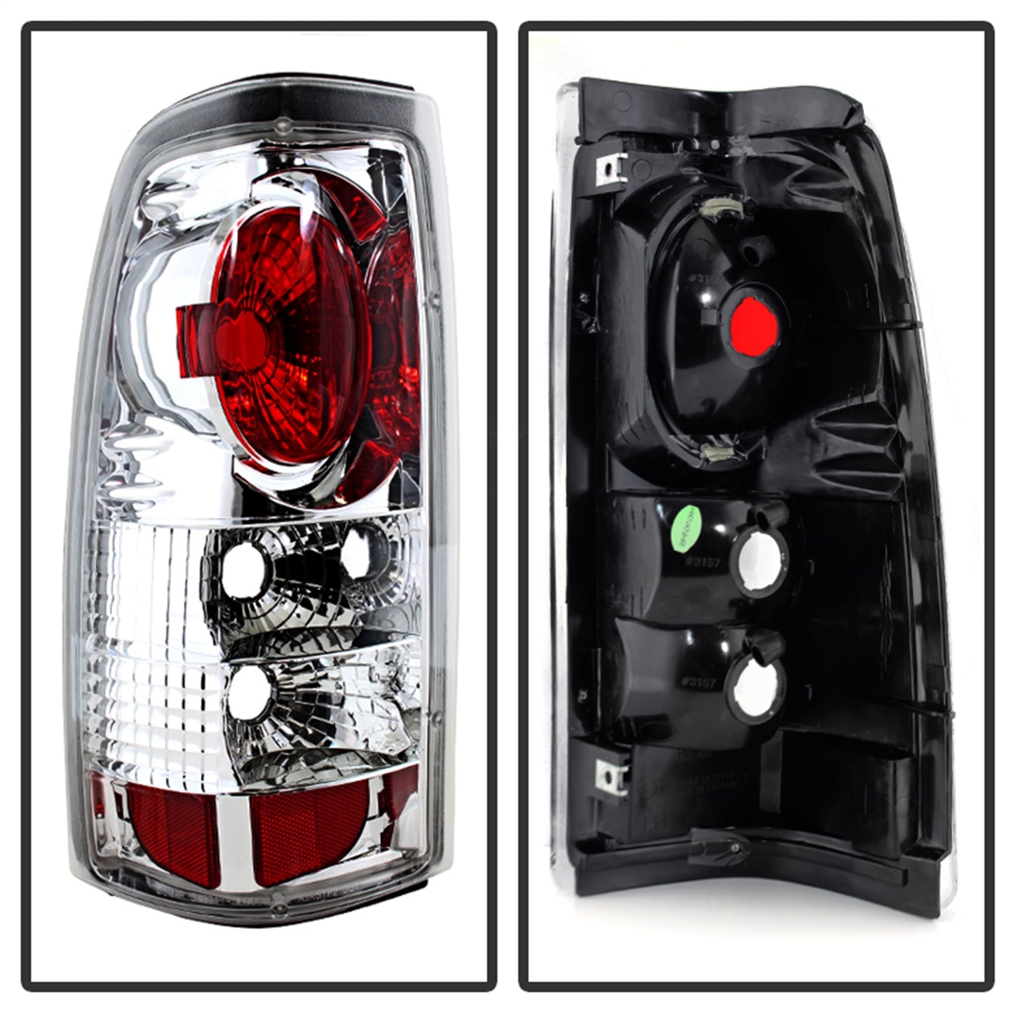 Spyder Auto - Euro Style Tail Lights - Chrome - 5001993 - MST Motorsports