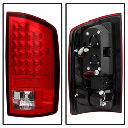 Spyder Auto - Tail Lights - Red Clear - 5002631 - MST Motorsports