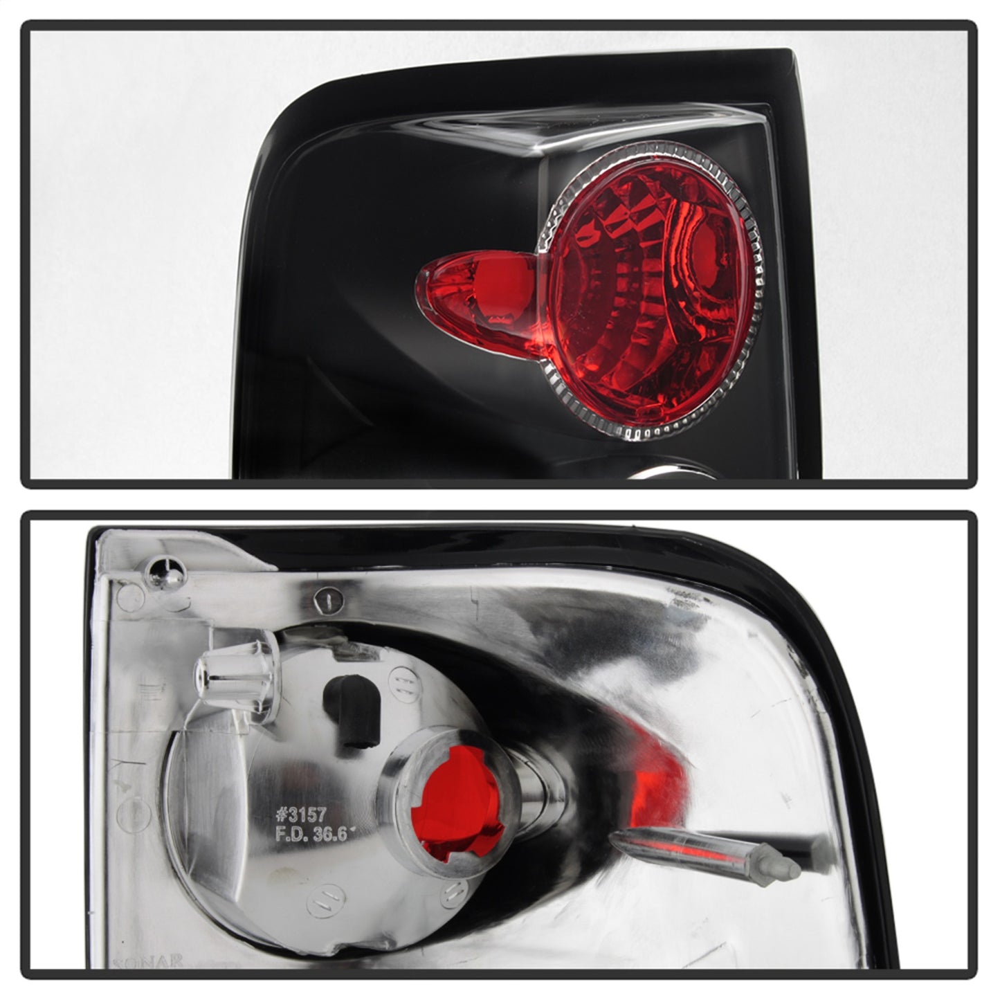 Spyder Auto - Euro Style Tail Lights - Black - 5003195 - MST Motorsports