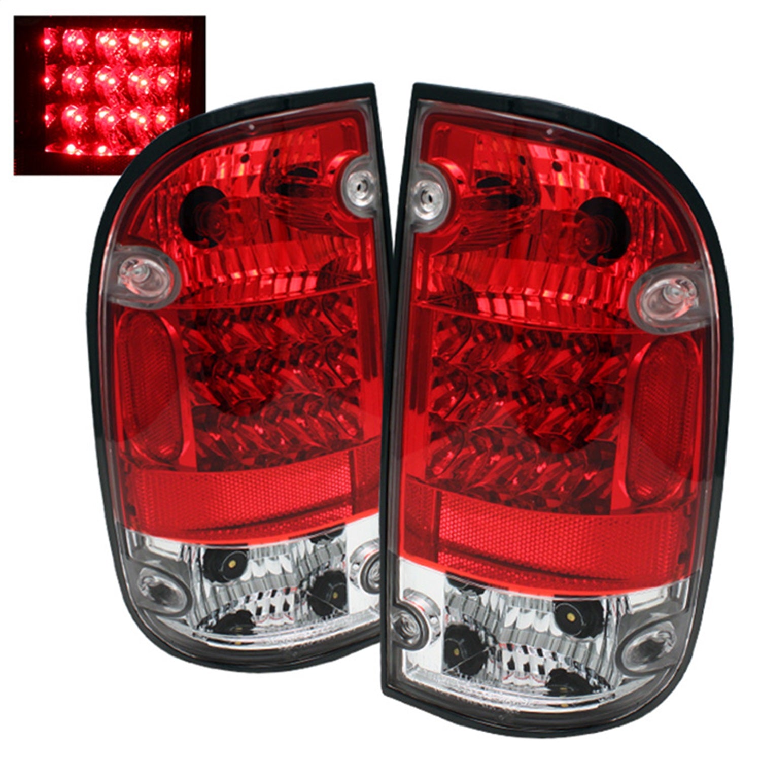 Spyder Auto - LED Tail Lights - Red Clear - 5007872 - MST Motorsports