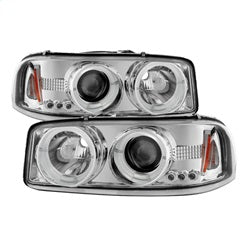 Spyder Auto - Projector Headlights - LED Halo - LED - Chrome - - 5009364 - MST Motorsports