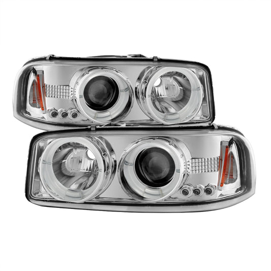 Spyder Auto - Projector Headlights - LED Halo - LED - Chrome - - 5009364 - MST Motorsports