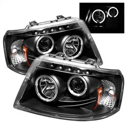 Spyder Auto - Projector Headlights - LED Halo - LED - Black - - 5010117 - MST Motorsports