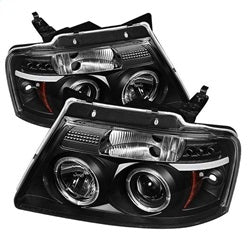 Spyder Auto - Projector Headlights - Version 2 - LED Halo - LED - Black - 5010209 - MST Motorsports