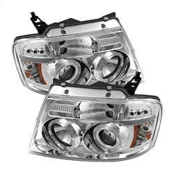 Spyder Auto - Projector Headlights - Version 2 - LED Halo - LED - Chrome - 5010216 - MST Motorsports