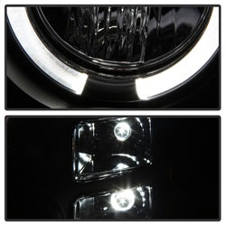 Spyder Auto - Projector Headlights - LED Halo- LED - Black - High H1 - Low H1 - 5010605 - MST Motorsports