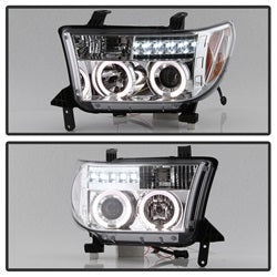 Spyder Auto - Projector Headlights - LED Halo - LED - Chrome - 5012036 - MST Motorsports