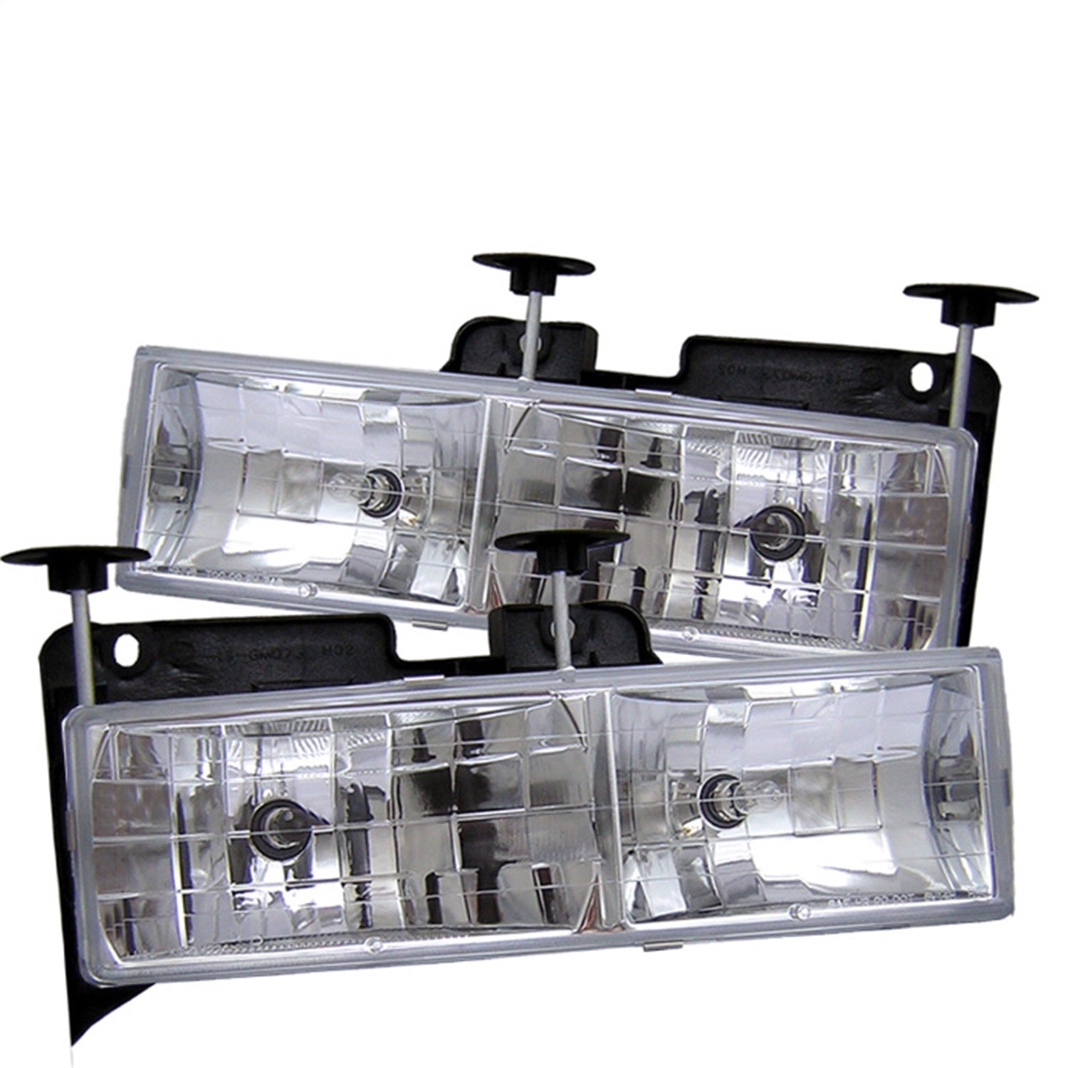 Spyder Auto - Crystal Glass Headlights - Chro - 5012388 - MST Motorsports