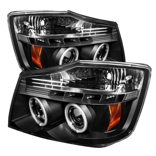 Spyder Auto - Projector Headlights - CCFL Halo - LED - Black - High H1 - 5030207 - MST Motorsports