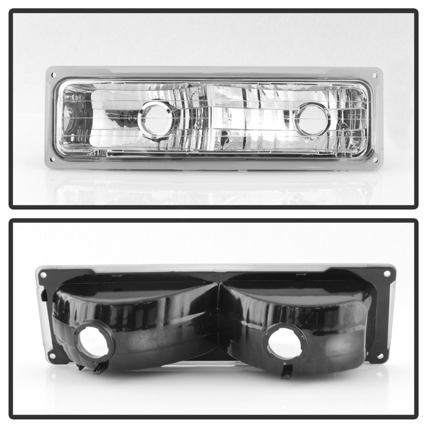 Spyder Auto - Xtune Chevy Suburban 94-98 Headlights w/ Corner & Parking Lights 8pcs Chrome HD-JH-CCK88-AM-C-SET - 5069535 - MST Motorsports