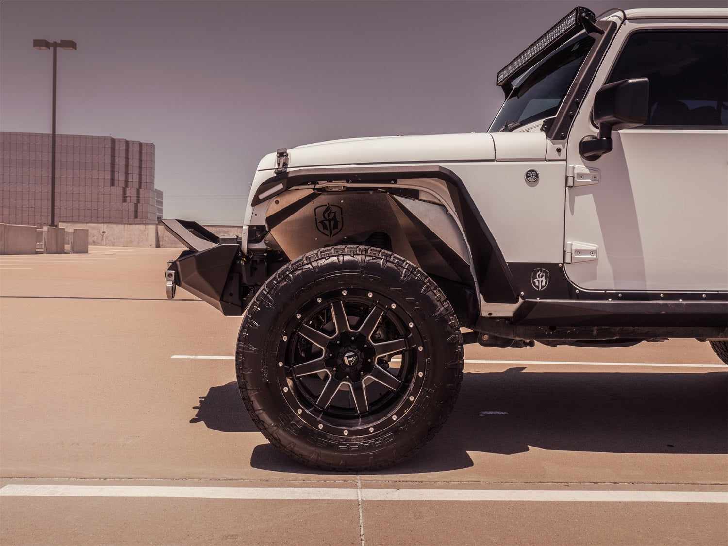 Road Armor - Road Armor 18-20 Jeep Wrangler JL Stealth Rear Fender Liner Body Armor - Black Steel - 518LFRSB - MST Motorsports