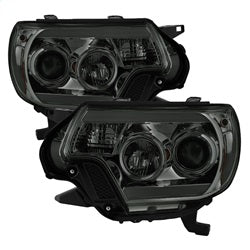 Spyder Auto - Projector Headlights - Light Bar DRL - Smoke - 5081728 - MST Motorsports