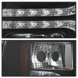 Spyder Auto - Version 2 Projector Headlights - LED DRL - Black - 5083524 - MST Motorsports