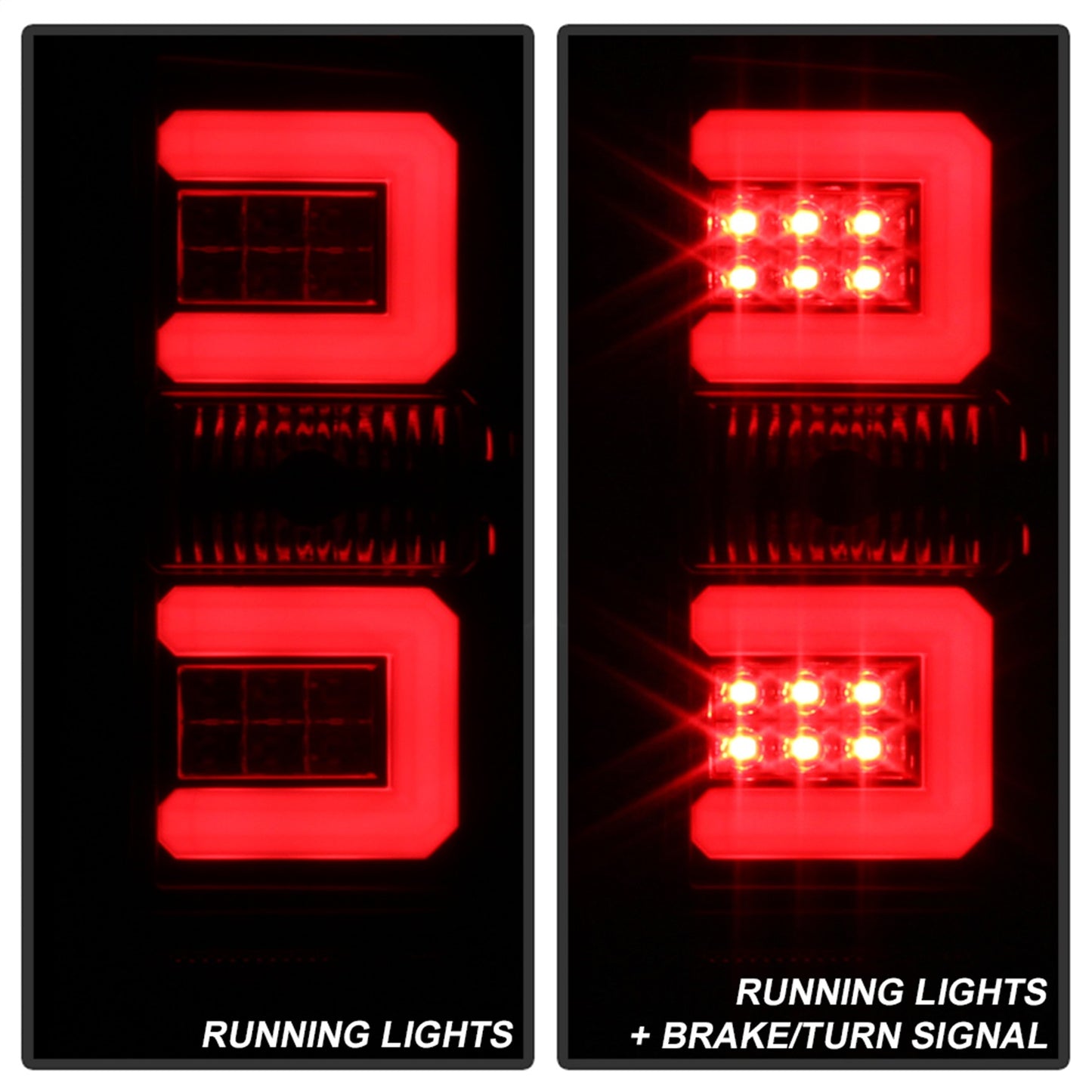 Spyder Auto - Light Bar LED Tail Lights - Black Smoke - 5083739 - MST Motorsports