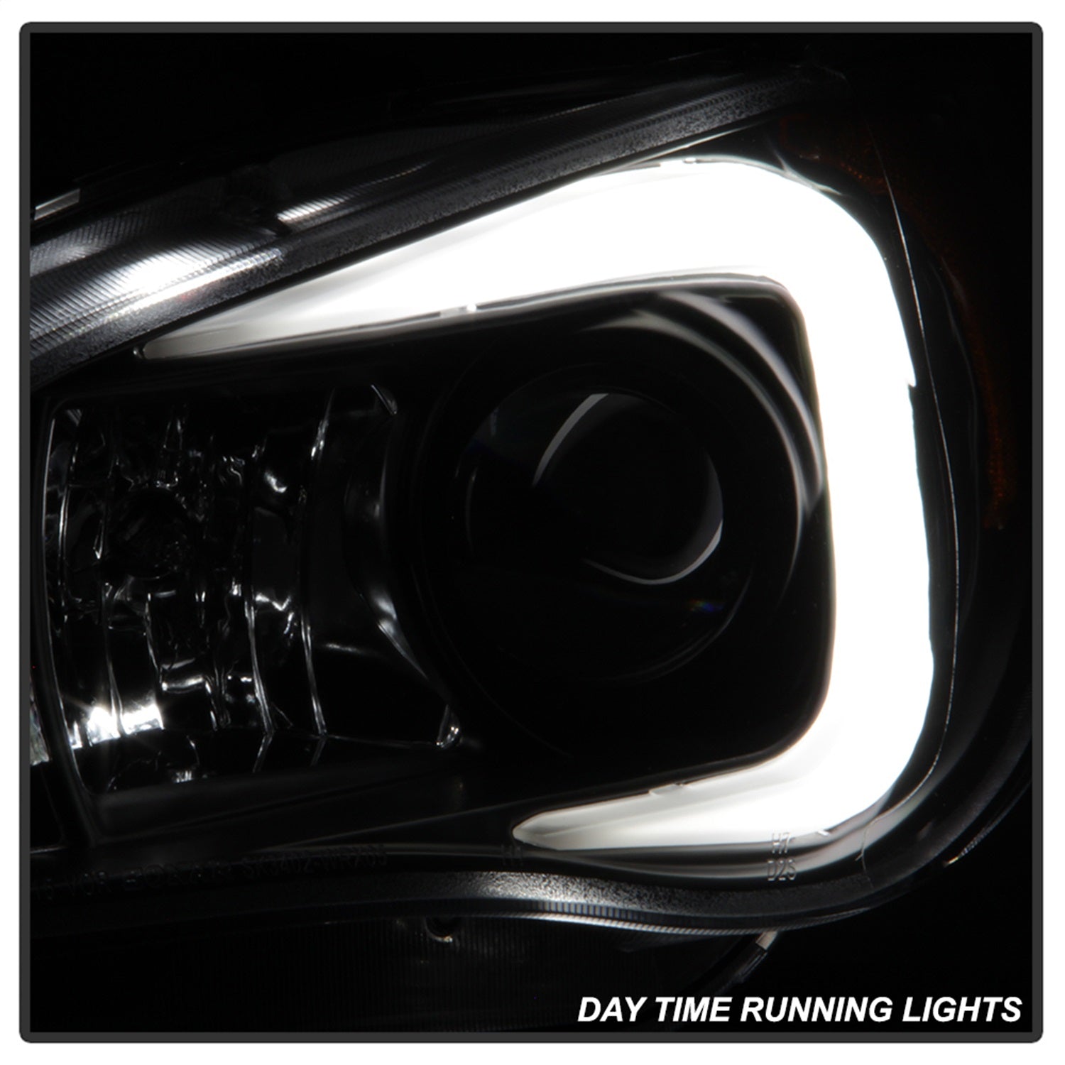 Spyder Auto - Projector Headlights - Xenon/HID - Light Bar DRL - Black - 5083913 - MST Motorsports