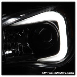 Spyder Auto - Projector Headlights - Xenon/HID - Light Bar DRL - Black - 5083913 - MST Motorsports