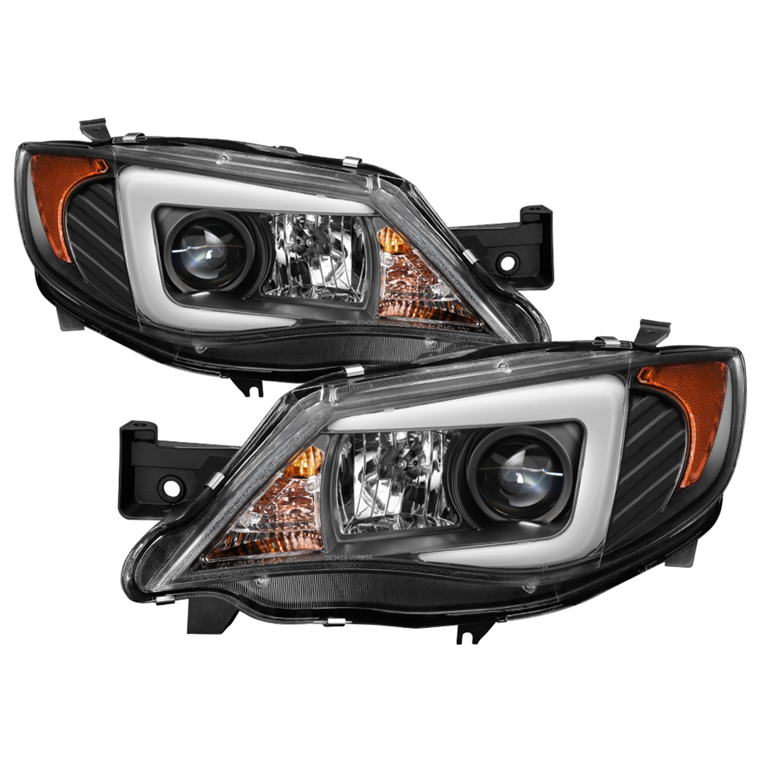 Spyder Auto - Projector Headlights - Xenon/HID - Light Bar DRL - Black - 5083937 - MST Motorsports