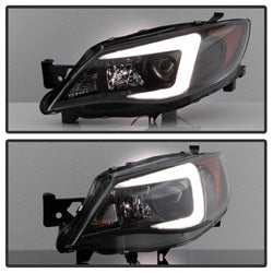 Spyder Auto - Projector Headlights - Xenon/HID - Light Bar DRL - Black - 5083937 - MST Motorsports