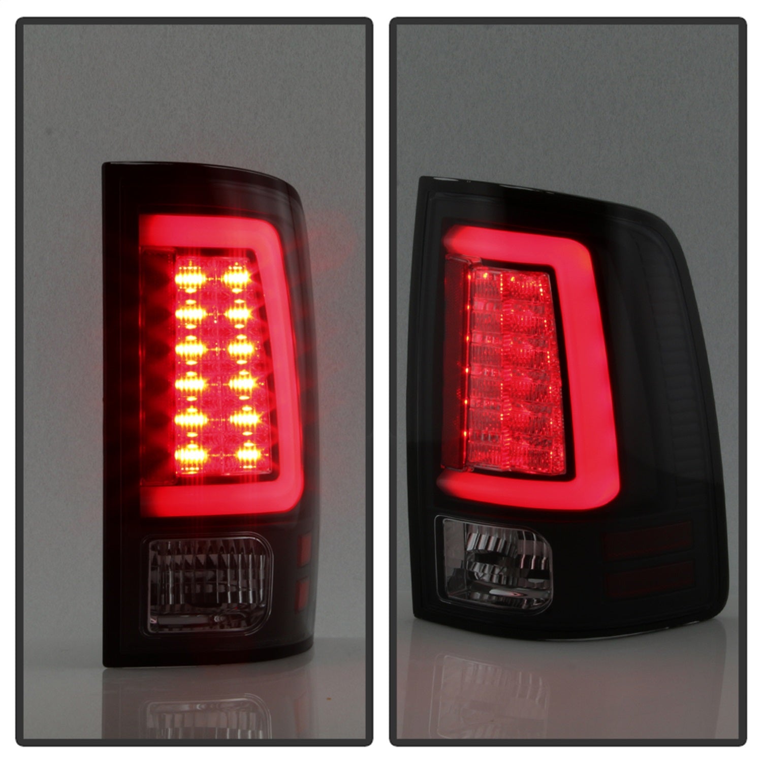 Spyder Auto - Light Bar LED Tail Lights - Incandescent Model only - Black Smoke - 5084033 - MST Motorsports