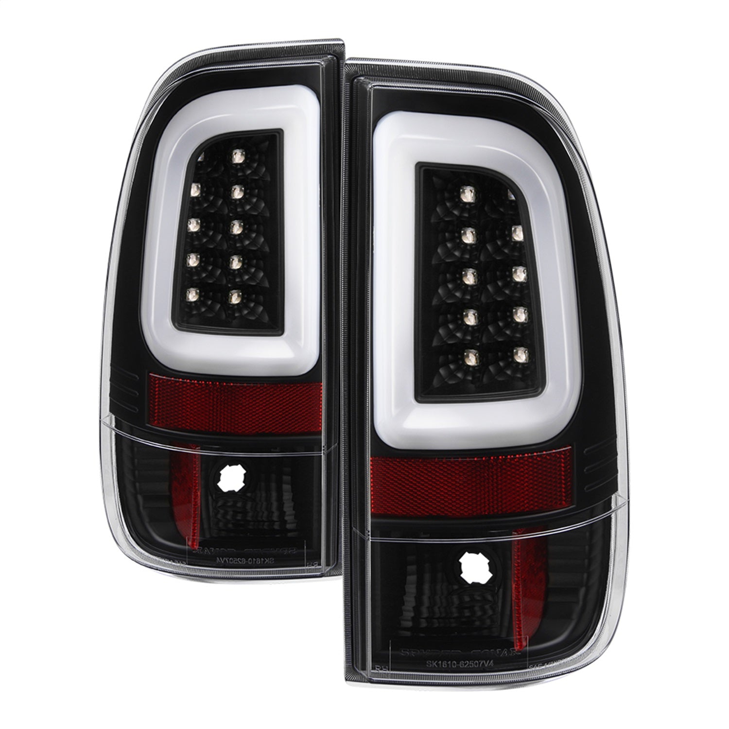 Spyder Auto - Version 3 Light Bar LED Tail Lights - Black - 5084712 - MST Motorsports