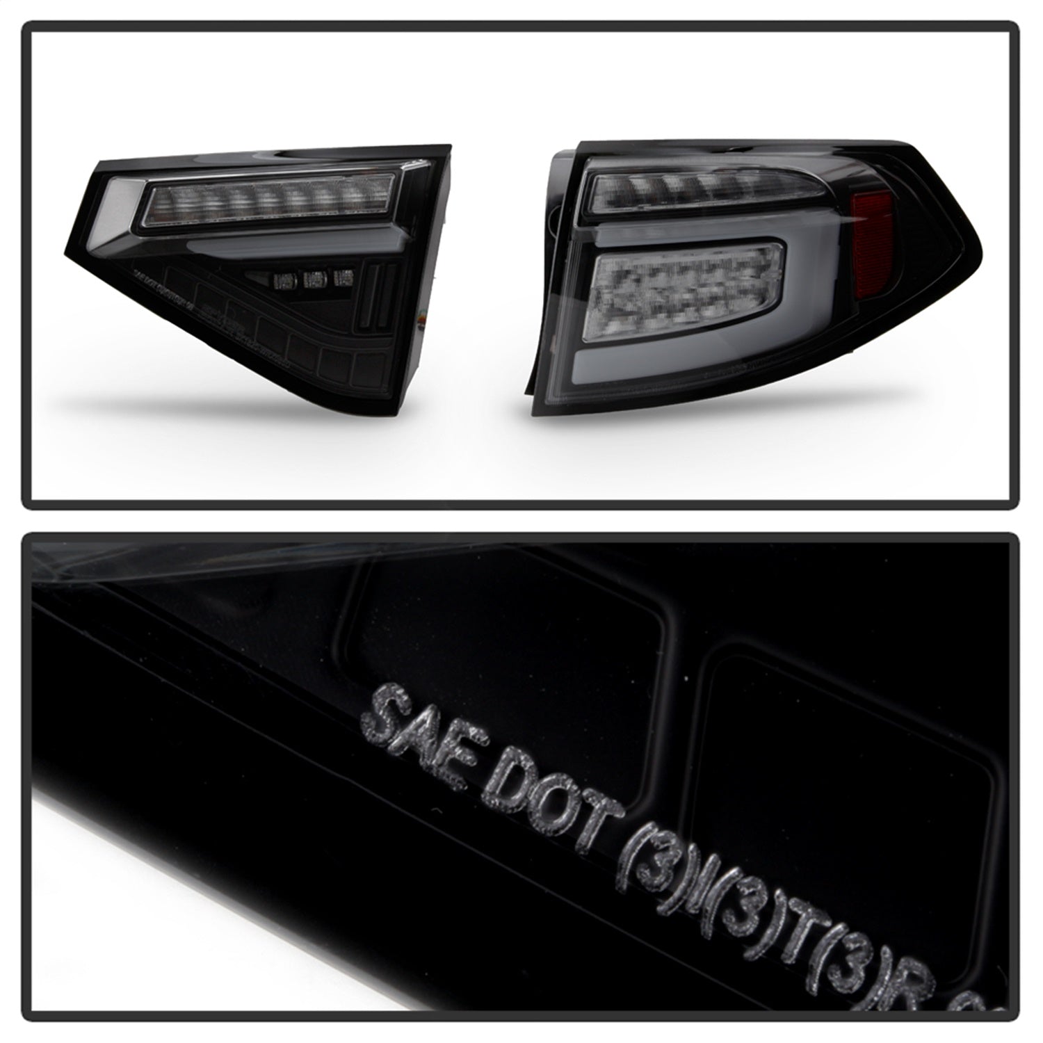 Spyder Auto - LED Tail Lights - Black Smoke - 5086747 - MST Motorsports