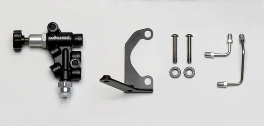 Wilwood - Wilwood Tandem Master Cylinder Mounting Bracket L/H Kit w/ Prop Valve - 260-13190 - MST Motorsports