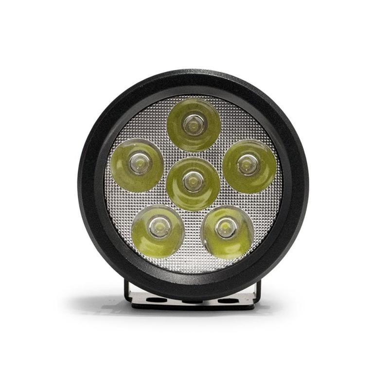 DV8 Offroad - 3.5 in. Round LED Light; Spot Pattern - R3.5E16W3W - MST Motorsports