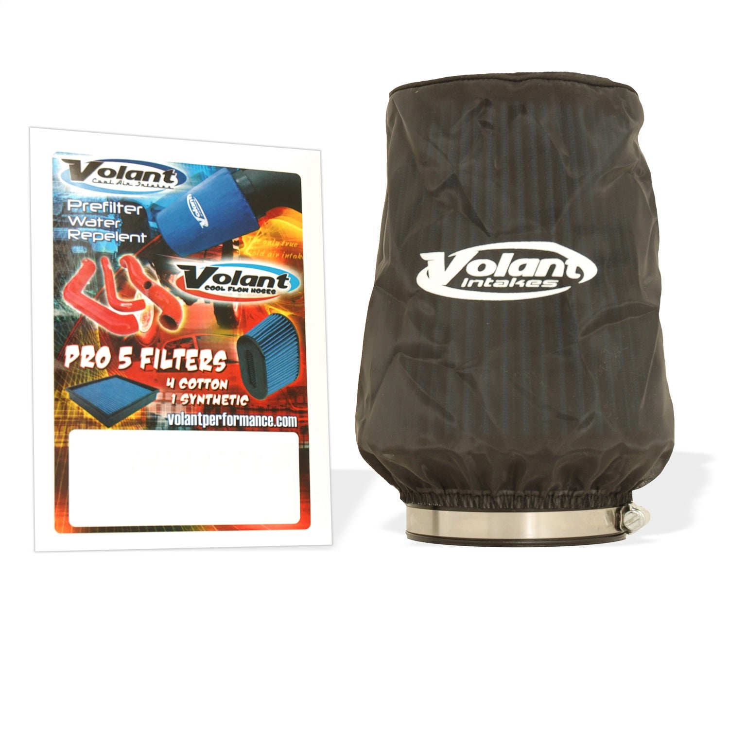 Volant - Volant Universal Round Black Prefilter (Fits Filter No. 5111/ 5119/ 5150) - 51906 - MST Motorsports