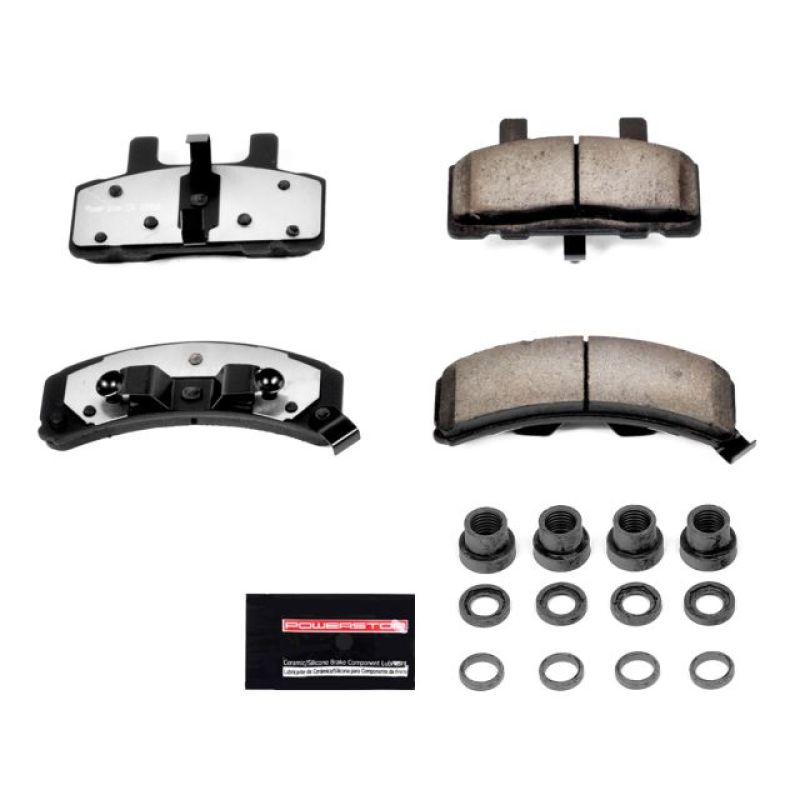 PowerStop - Power Stop 1993 Cadillac 60 Special Front Z36 Truck & Tow Brake Pads w/Hardware - Z36-369 - MST Motorsports