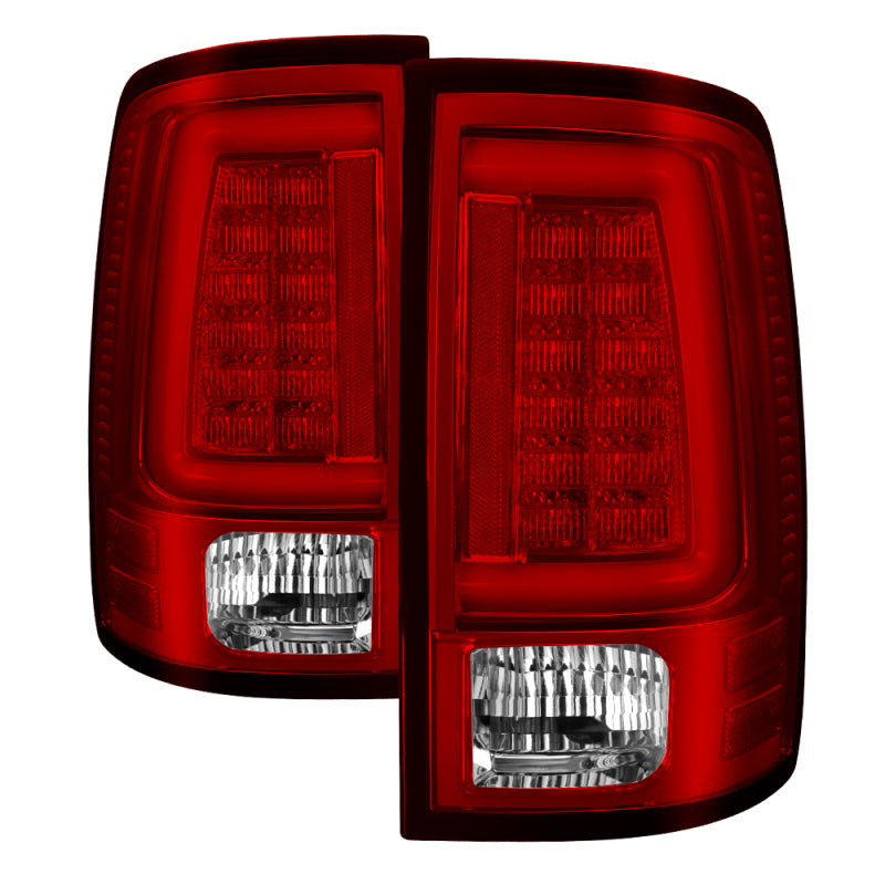 Spyder Auto - Light Bar LED Tail Lights - Incandescent Model only - Red Clear - 5084040 - MST Motorsports