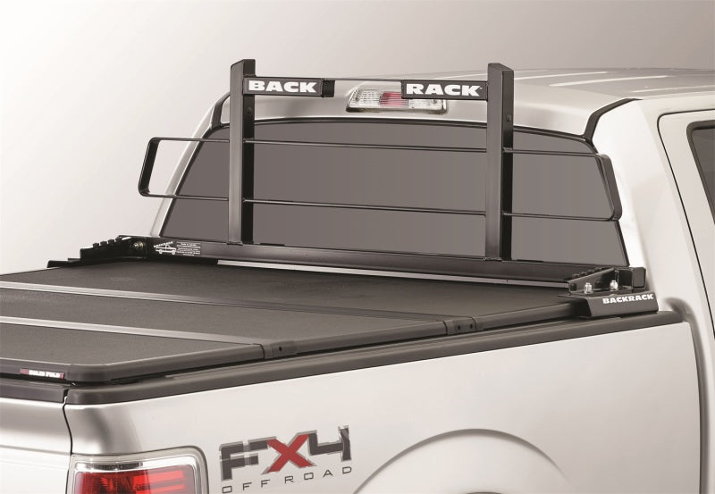 Backrack - Short Headache Rack; 99-16 Ford SuperDuty Stl Bdy, 17-22 Ford SuperDuty Almn Bdy - 15021 - MST Motorsports