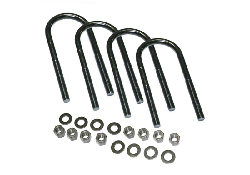 Superlift - Superlift U-Bolt 4 Pack 5/8x3-3/8x11 Round w/ Hardware - 11384 - MST Motorsports