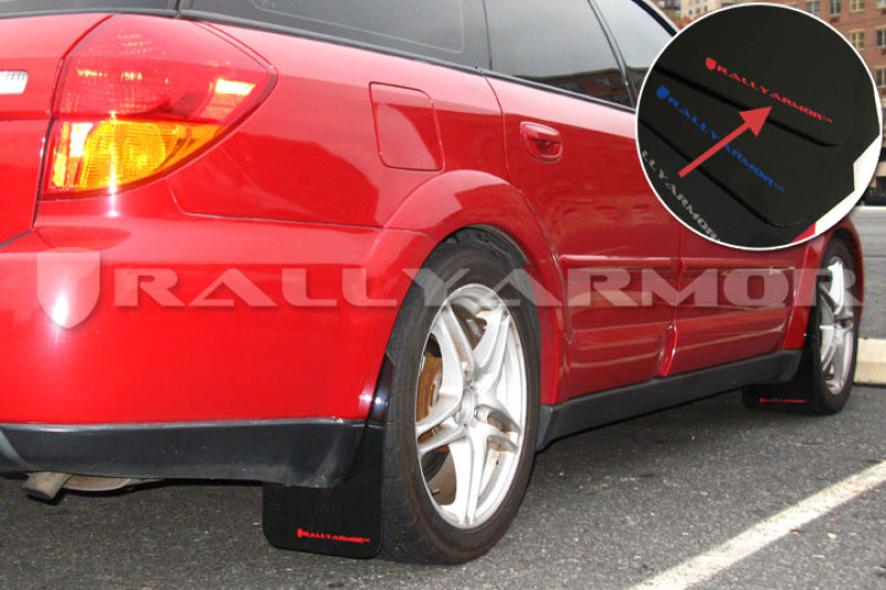 Rally Armor - Black Mud Flap/Red Logo - MF4-UR-BLK/RD - MST Motorsports