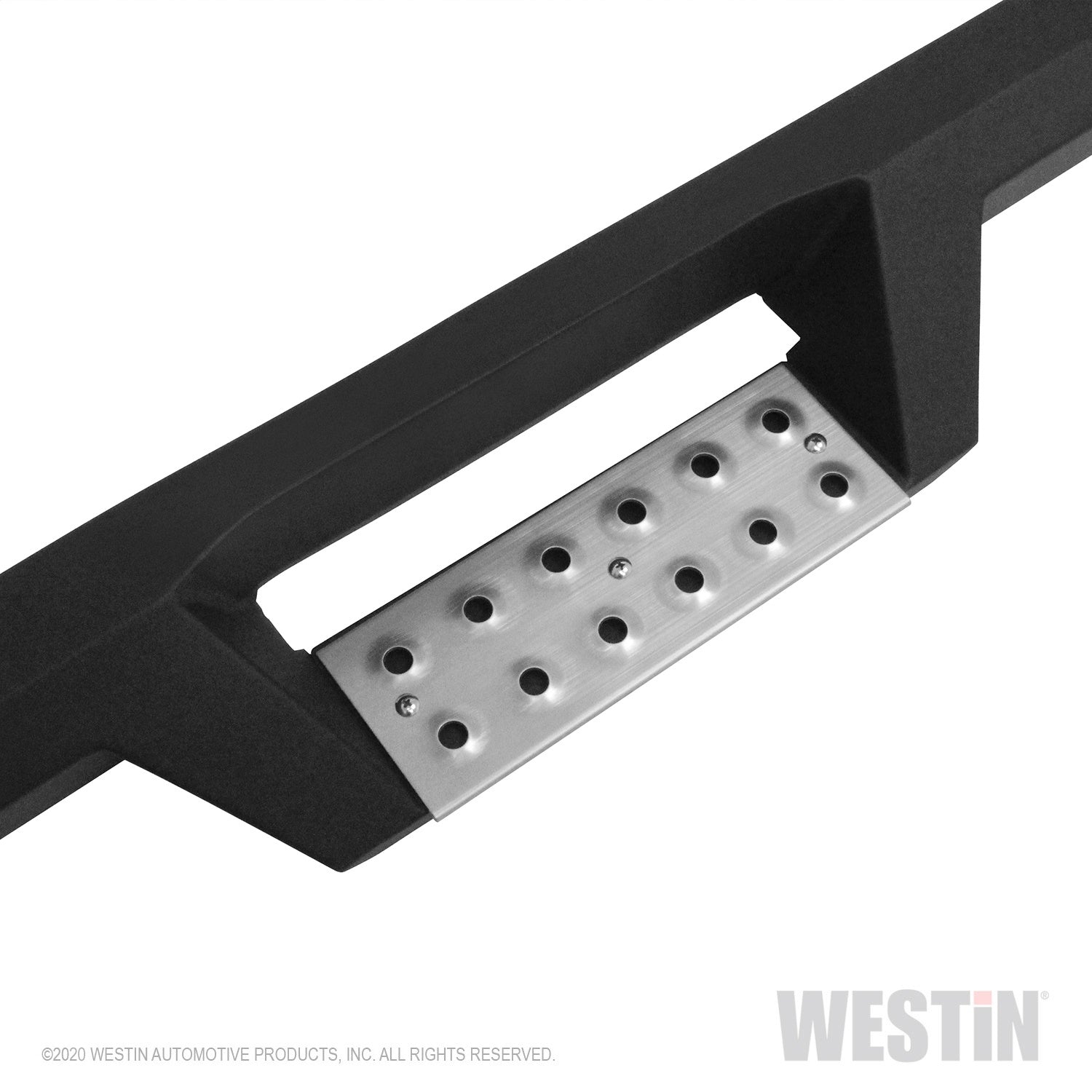 Westin - HDX Stainless Drop Nerf Step Bars; Textured Black; Stainless Steel; - 56-119552 - MST Motorsports