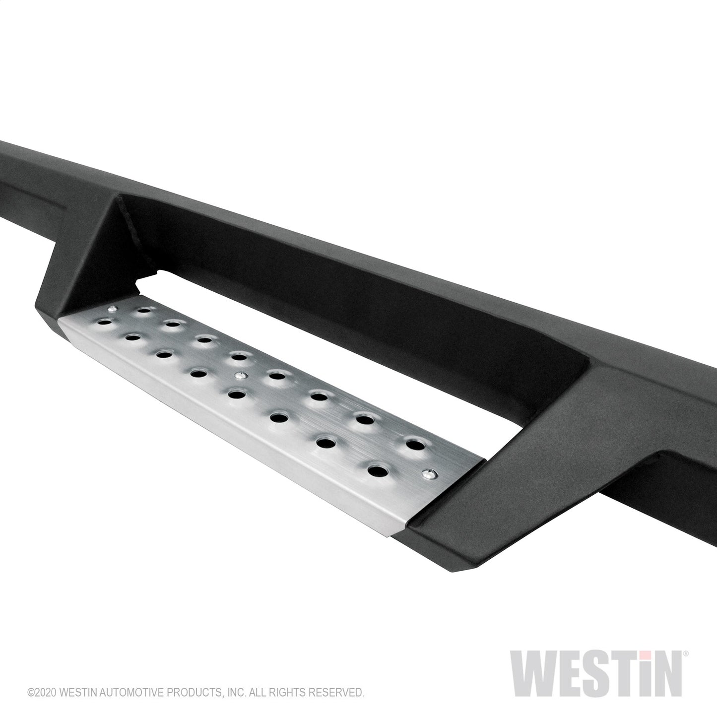 Westin - HDX Stainless Drop Nerf Step Bars; Textured Black; Stainless Steel; - 56-119552 - MST Motorsports