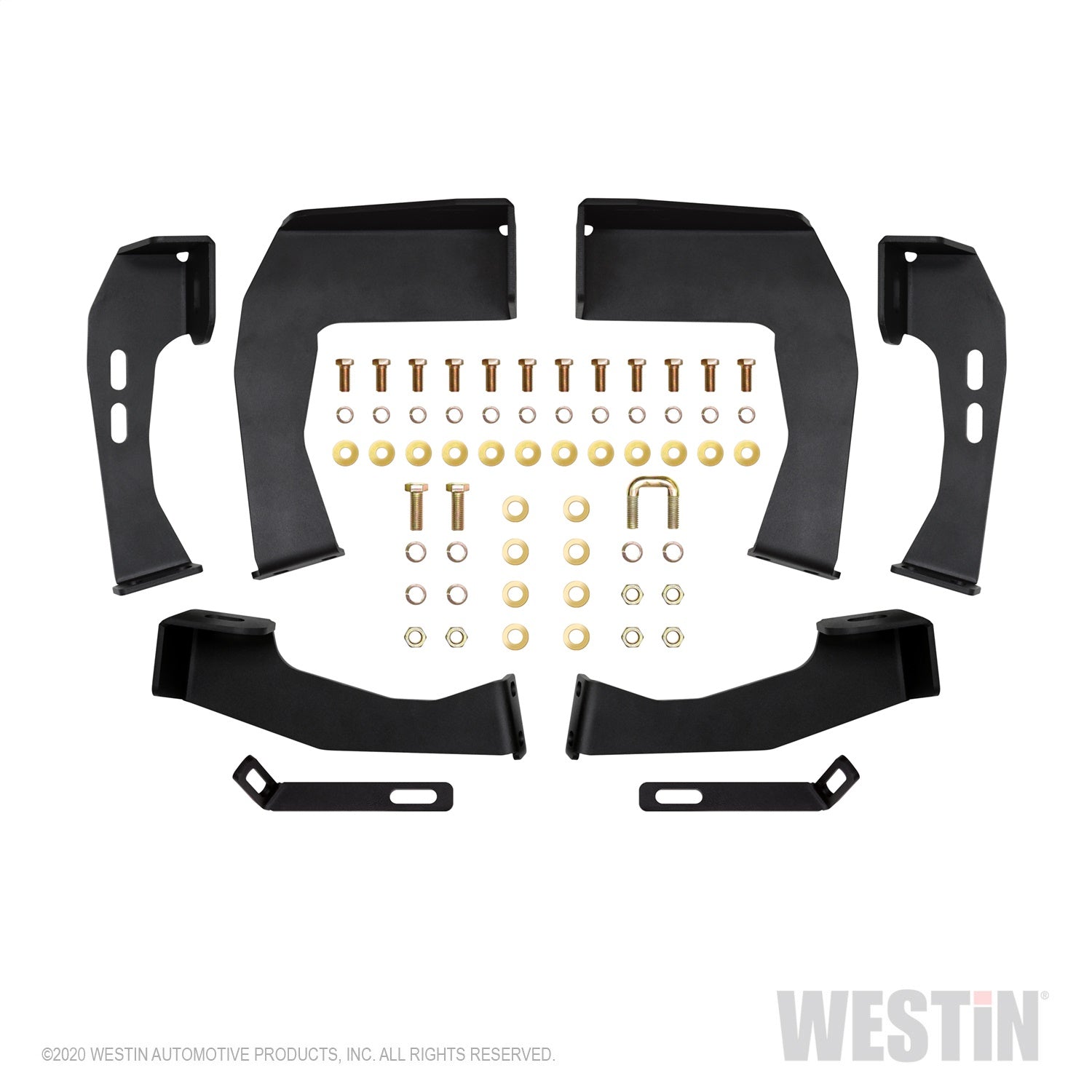 Westin - HDX Drop Nerf Step Bars; Textured Black; Steel; - 56-11955 - MST Motorsports