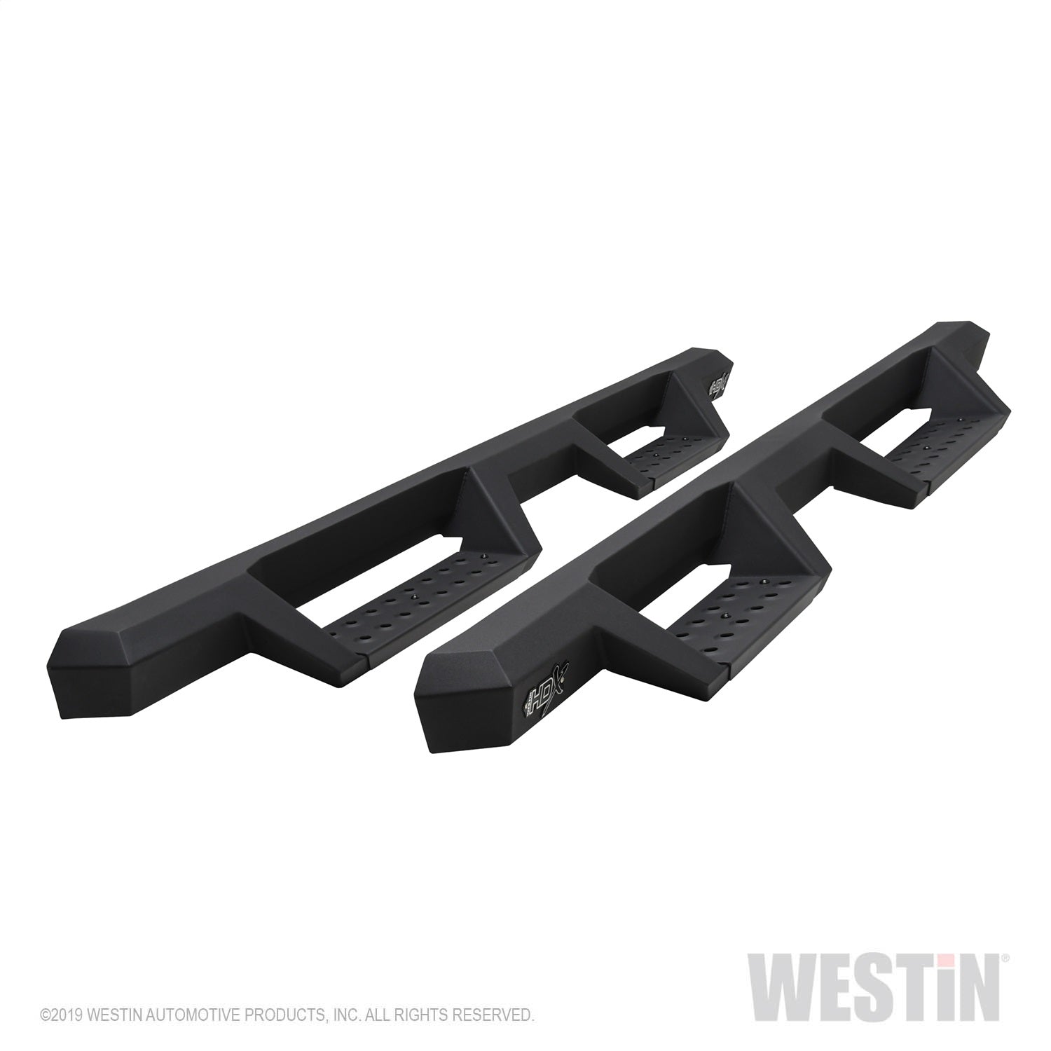 Westin - HDX Drop Nerf Step Bars; Textured Black; Steel; - 56-12675 - MST Motorsports