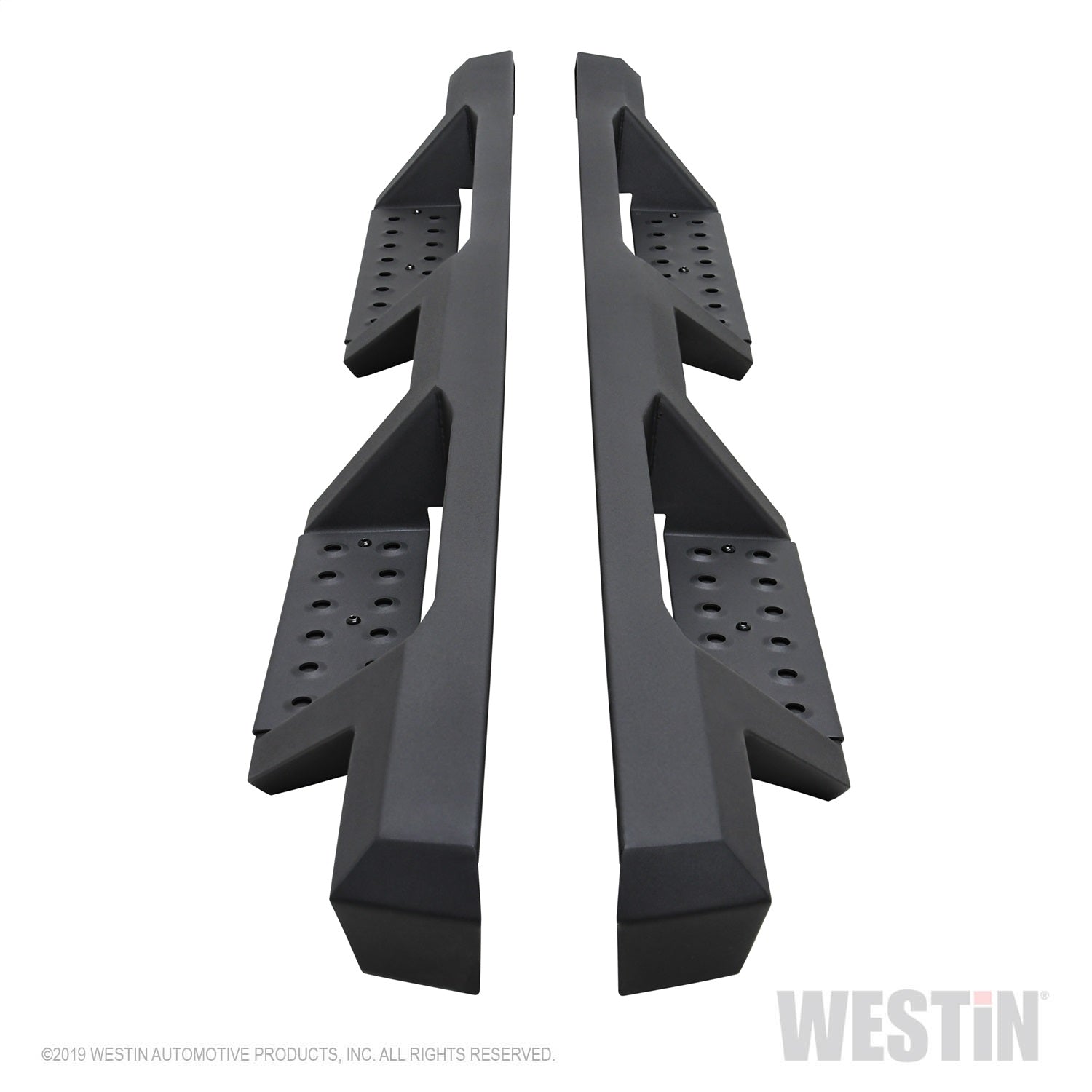 Westin - HDX Drop Nerf Step Bars; Textured Black; Steel; - 56-12675 - MST Motorsports