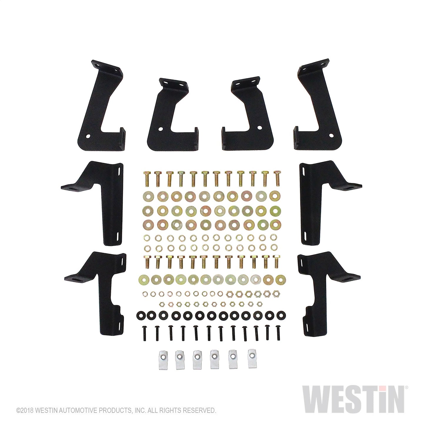 Westin - HDX Drop Nerf Step Bars; Textured Black Powder Coated Steel; Mount Kit Included; - 56-13315 - MST Motorsports